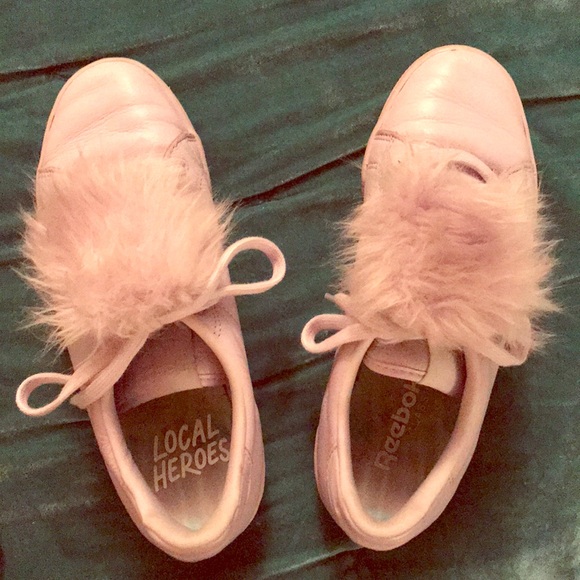 Fuzzy Reebok Sneakers by Local Heroes - Picture 2 of 7